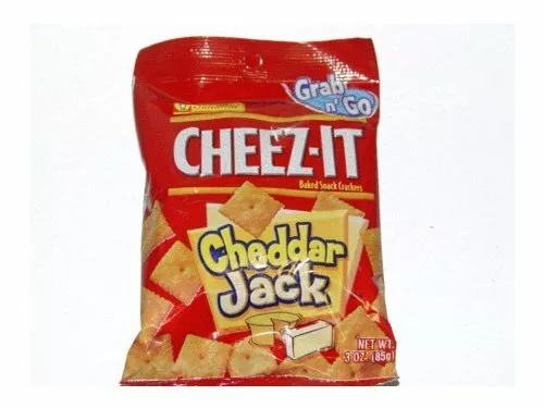Cheez-it Cheddar Jack Baked Snack Crackers 3oz (6-Bags)