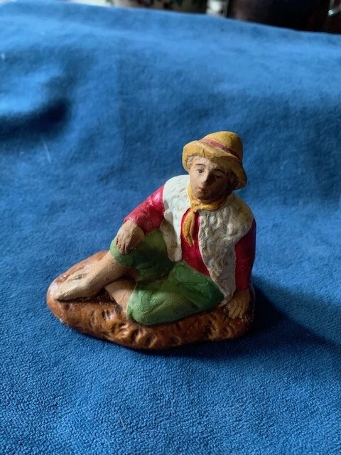 CRÈCHE SANTONS ANCIENS Devineau ? Cellosite ? Lot 8 sujets EUR 30,00 - FR