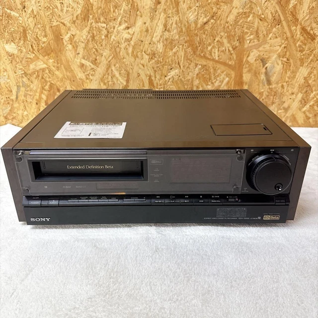 SONY ED BETA EDV-9000 Betamax Video Deck Recorder RMT-163 Remote