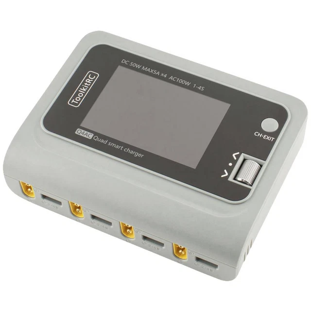 Toolkit RC Chargeur de modélisme 5 A LiHV, Li-ion, LiFePO, Li-polymère, NiMH,