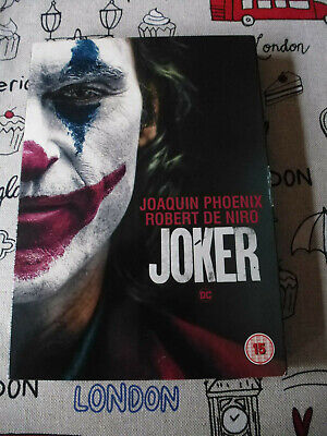 Joker 2019 Film Starring Joaquin Phoenix & Robert De Niro Dvd Region 2 Uk Pal