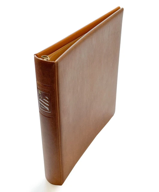 LINDNER Ringbinder STANDARD braun gebraucht