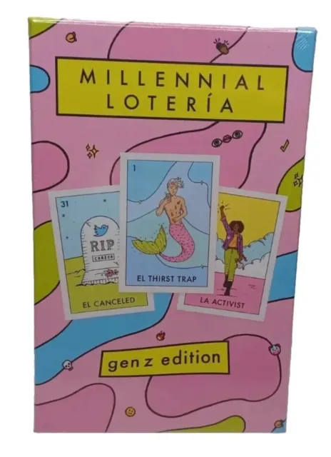 Millennial Loteria Gen Z Edition Latinx Card Game BRAND NEW 2022 MEXICAN BINGO