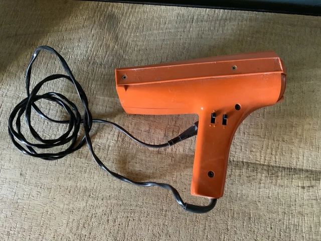 Sèche-cheveux Moulinex Orange Vintage Années 70 - Modèle 162, 2 Vitesses, Fonctionne Bien