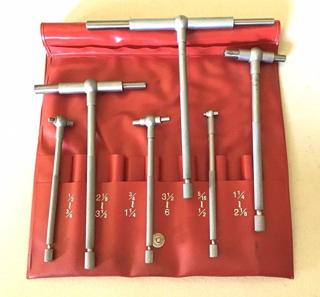 Mitutoyo Six Piece Set Of Telescoping Gages-Used #125