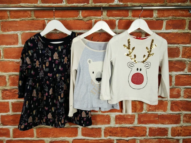 Girls Bundle Age 2-3 Years Mothercare Gap Next Christmas Dress Top T-Shirt 98Cm
