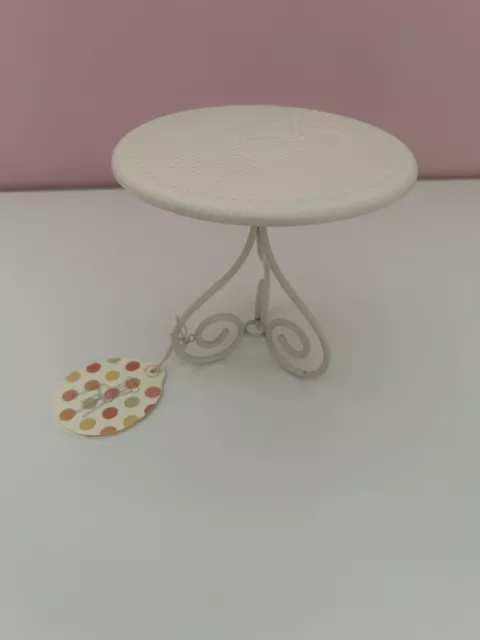Maileg Metal Off White Table for Mini Bunnies, Rabbits & Mice