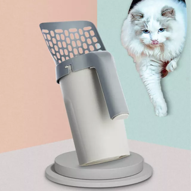 Cat Litter Scoop Détachable Leakproof Multipurpose Intégré Cat Litter Sho Qcs