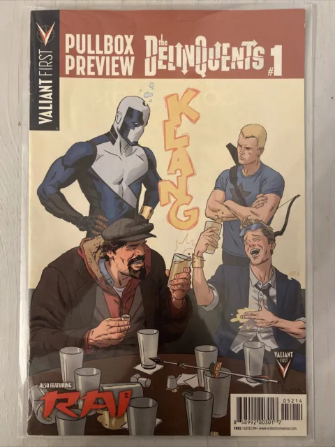 Valiant First Pullbox Preview -The Delinquents #1 (Brand New)