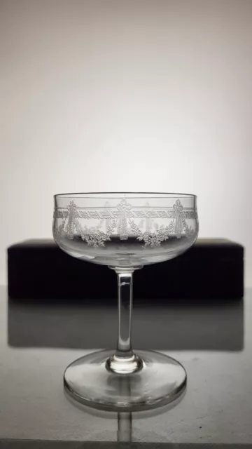 Coupe à champagne cristal Meisenthal modèle Pasteur / Empire
