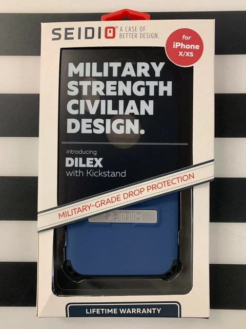SEIDIO DILEX with Kickstand - iPHONE X/XS Blue/Black *N*E*W*