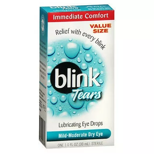 Blink Lubricating Eye Drops For Mild Moderate Dry Eye 1 oz By Blink