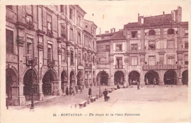 MONTAUBAN - un angle de la place Nationale