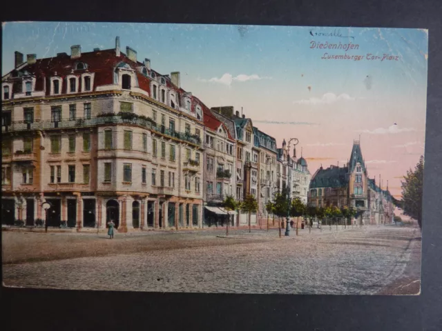 THIONVILLE Diedenhofen Moselle CPA 57 place du luxembourg
