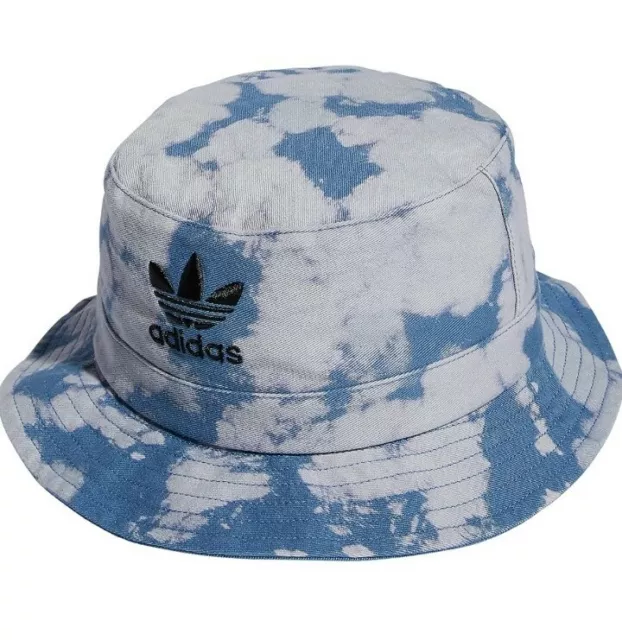 Adidas Unisex Originals Reverse  Washed Bucket Hat Cap  Altered Blue/Black OSFA