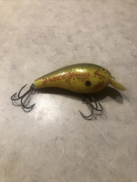Fred Young Big O Cordell 2000's Original Wood Reproduction Lure