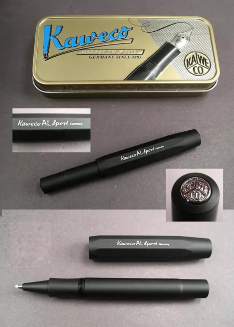 Kaweco AL Sport Rollerball aus ALU in schwarz