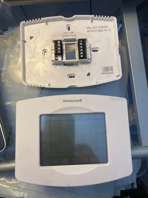 Honeywell RTH8580WF1007 7-Day Touchscreen Programmable Wi-Fi Thermostat Untested