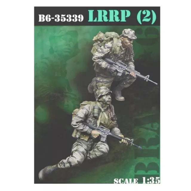 1:35 resin figure model Two LRRP US soldiers during the Vietnam War Unassembled