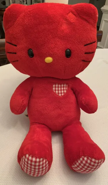 Build A Bear Sanrio Hello Kitty Red Gingham Limited Edition New Tags