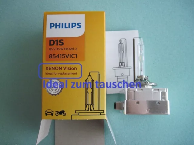 ORIGINAL PHILIPS D1S 85415VIC1 XENON VISION XenStart Xenonbrenner EUR 47,00  - PicClick DE