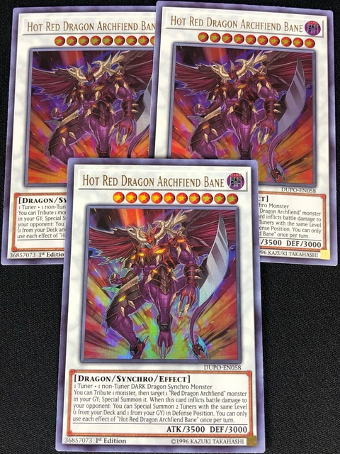 Yugioh Dragon Deck Hot Red Dragon Archfiend Bane - Yu-Gi-Oh! Card