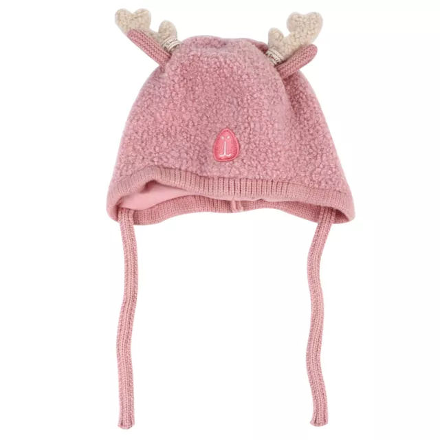 Christmas Knitted Hat Newborn Antler Hat Reindeer Baby Hat