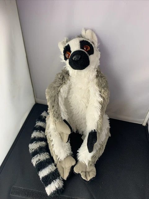 WILD REPUBLIC RING Tailed Lemur Plush Stuffed Animal 15” Realistic