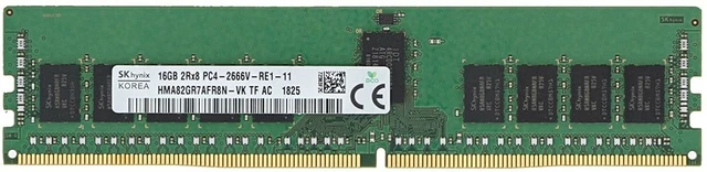 MÉMOIRE SERVEUR DELL 16 Go PC4-21300 DDR4-2666V ECC REG 2RX8 288