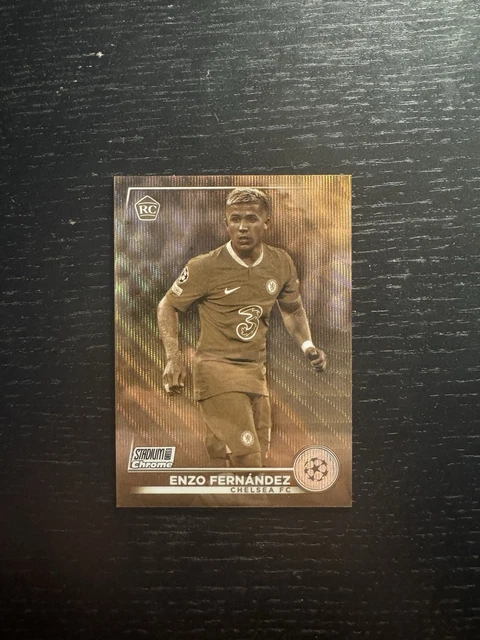 ENZO FERNANDEZ TOPPS 2022-23 UEFA Stadium Club Chrome Chelsea