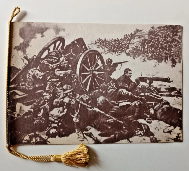 B361 Calendario 14° Reggimento Artiglieria Da Campagna 1970 Con Cordoncino