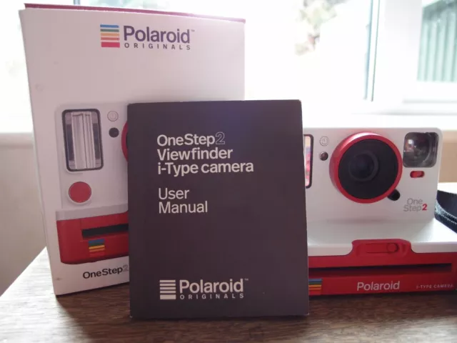 Cámara Polaroid One Step 2 en rojo + Joycam Polaroid vintage *sin probar*