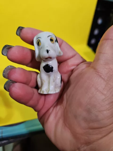 Vintage Small porcelain dog made in Japan.