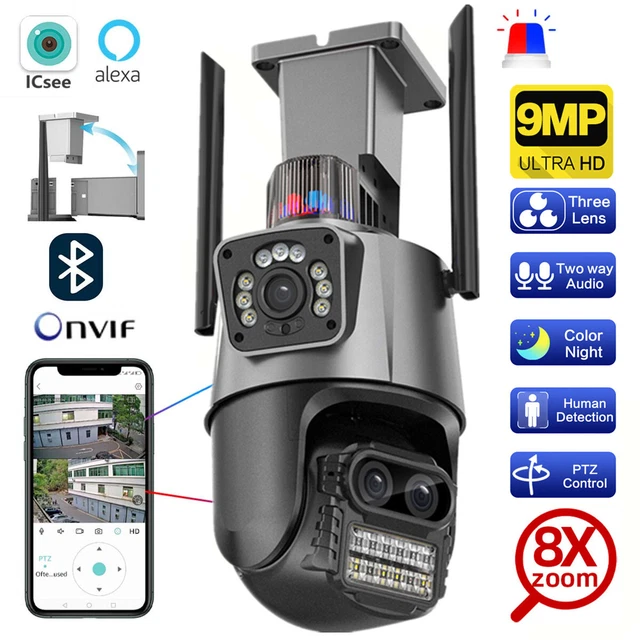 Telecamera di sicurezza per esterni Ulisem 1080P HD PIR Solar PTZ Telecamera di sicurezza per esterni Ulisem 1080P HD PIR Solar PTZ