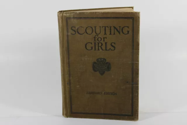 SCOUTING FOR GIRLS Official Handbook of the Girl Scouts, 1929 3rd  Abridged ED