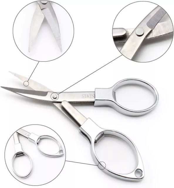 Sewing thimble kit with stainless steel folding scissors only £3.99 !! 3