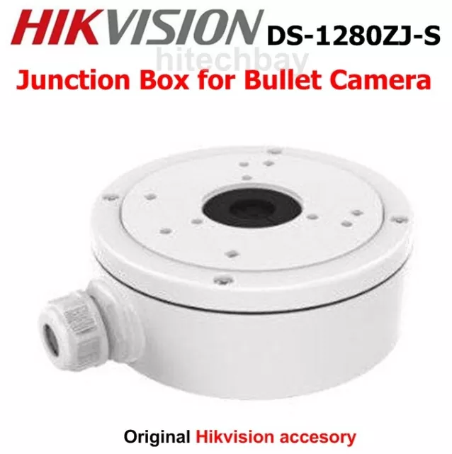 Hikvision DS-1280ZJ-S Junction Box for Bullet IP Security Camera 2T35/2T55/2T85