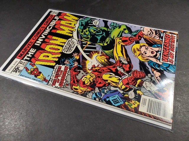 Bronze Age Marvel Comic The Invincible Iron Man #97 High Grade Vf+ 8.5 Sharp Wp