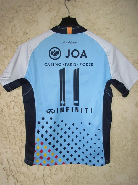 MAILLOT RUGBY ERREA Conflent Canigou JOP Porté #10 Alter Vintage Jersey - L EUR 22,90 - FR