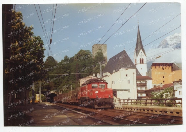 PE Foto Eisenbahn ÖBB BBÖ E-Lok Elektrolok 1020.09 Rattenberg 12.5.1983 (A423)