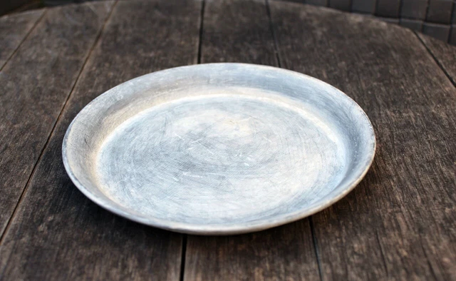 Untersetzer Zink D16cm Tablett Kerzenteller Tischdeko Blumentopfuntersetzer