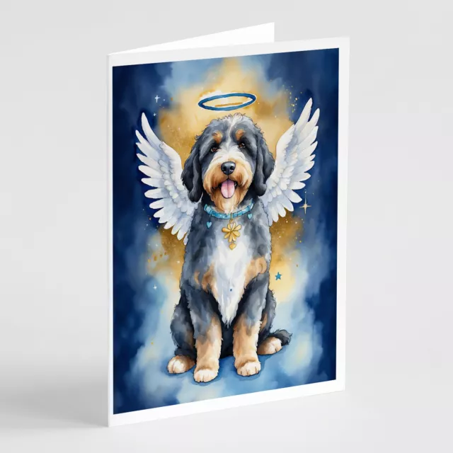 Bernedoodle My Angel Greeting Cards and Envelopes Pack of 8 DAC6946GCA7P