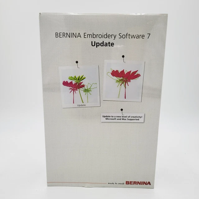 Bernina Boridery Software 7 Update Designer Plus + Dongle USB