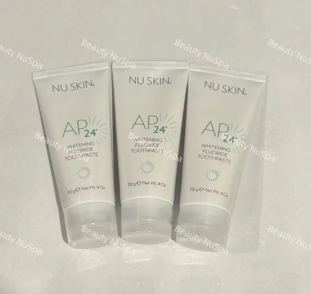 Nu Skin (NuSkin) AP 24 AP24 Whitening Fluoride Toothpaste (110g) X 3 Brand NEW