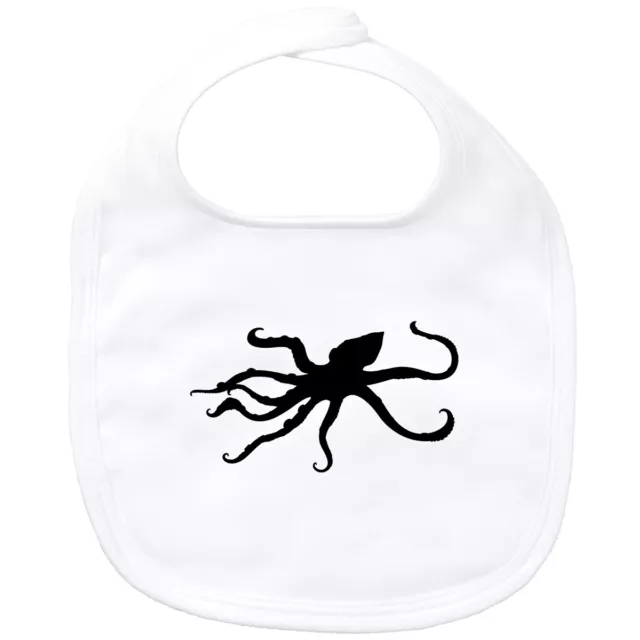 Baby Lätzchen Oktopus Silhouette Geschenk Idee Souvenir Geburtstag Weihnachten H