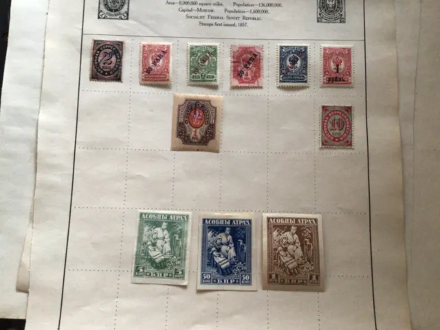 Russia abroad  mounted mint or used  stamps A9693