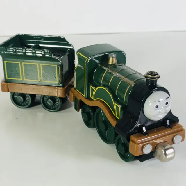 Thomas the Train Emily Tank Engine Tender Metal Diecast Take and Play Green