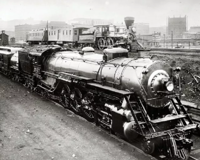 Locomotive Trains of 1862 & 1924 Great Northern Railway 8"x 10" Photo Poster 10