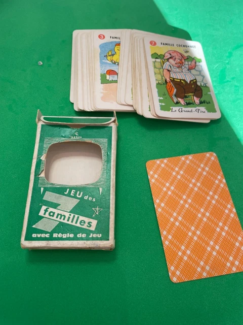 Jeu De 7 Familles James Hodges Héron – Vintage Années 1970/80 – Neuf