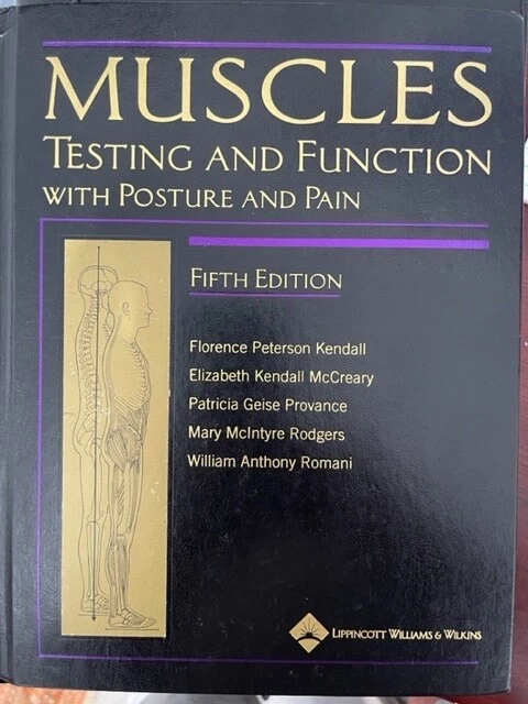 Muscles : Testing and Function, with Posture and Pain by Elizabeth Kendall...